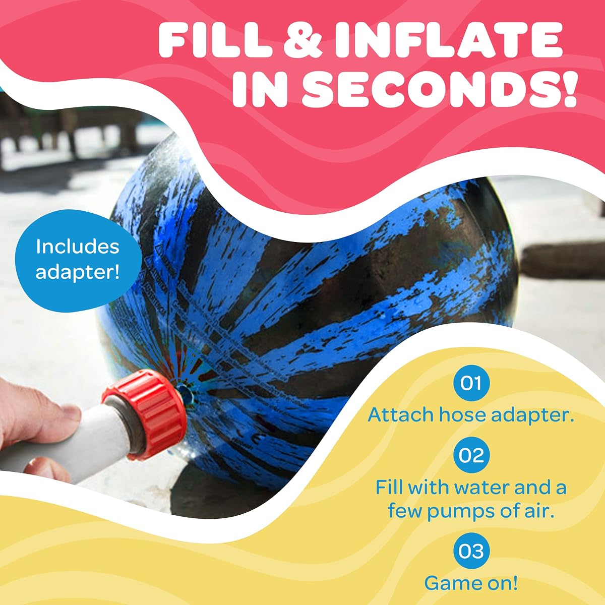 9″ Blue + Skip Ball + Disc — view 4