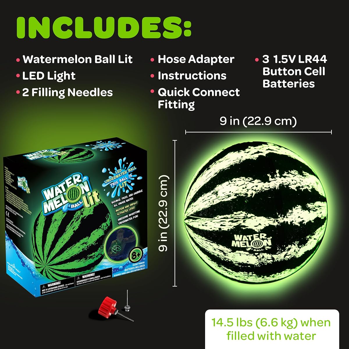 Lit 9″ + Skip Ball + Disc — view 5