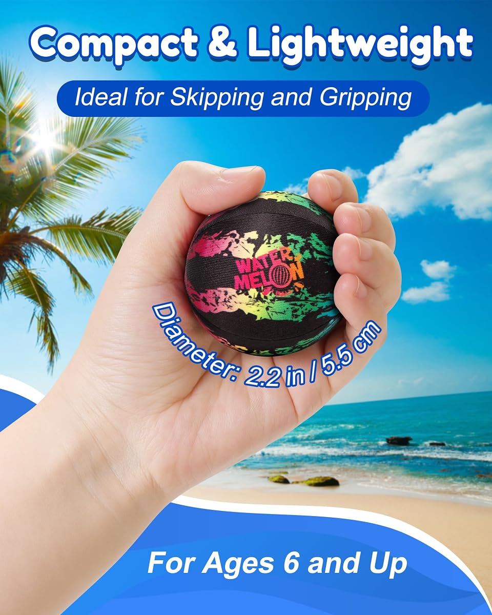Water Skip Ball 2.2″ Rainbow — view 4
