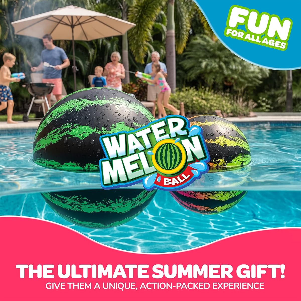 Watermelon Ball 9″ Green — view 4