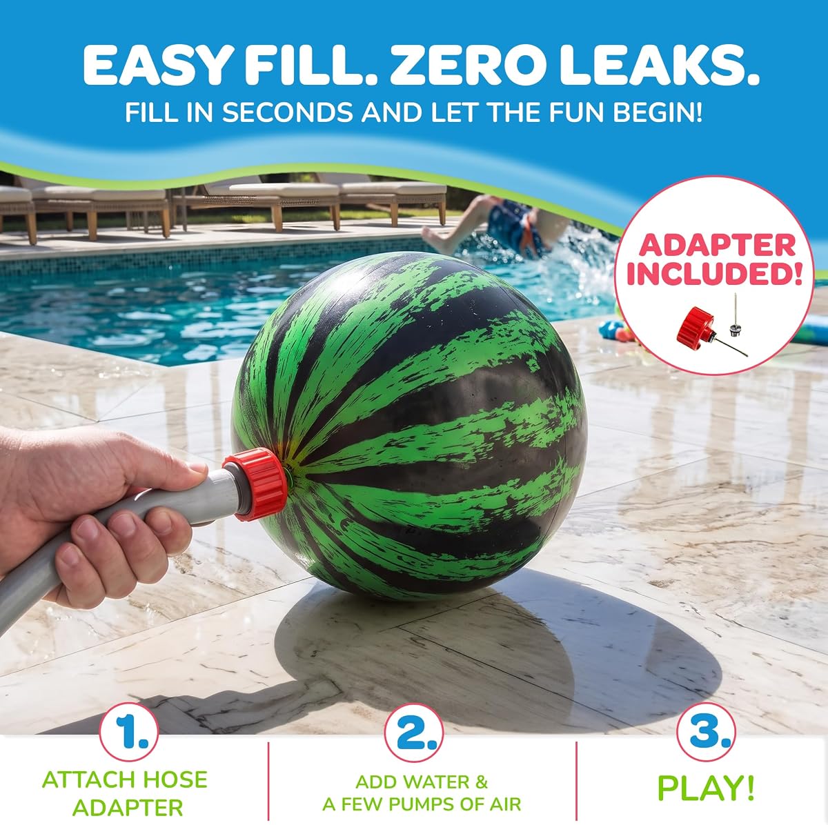 Watermelon Ball 9″ Green — view 7