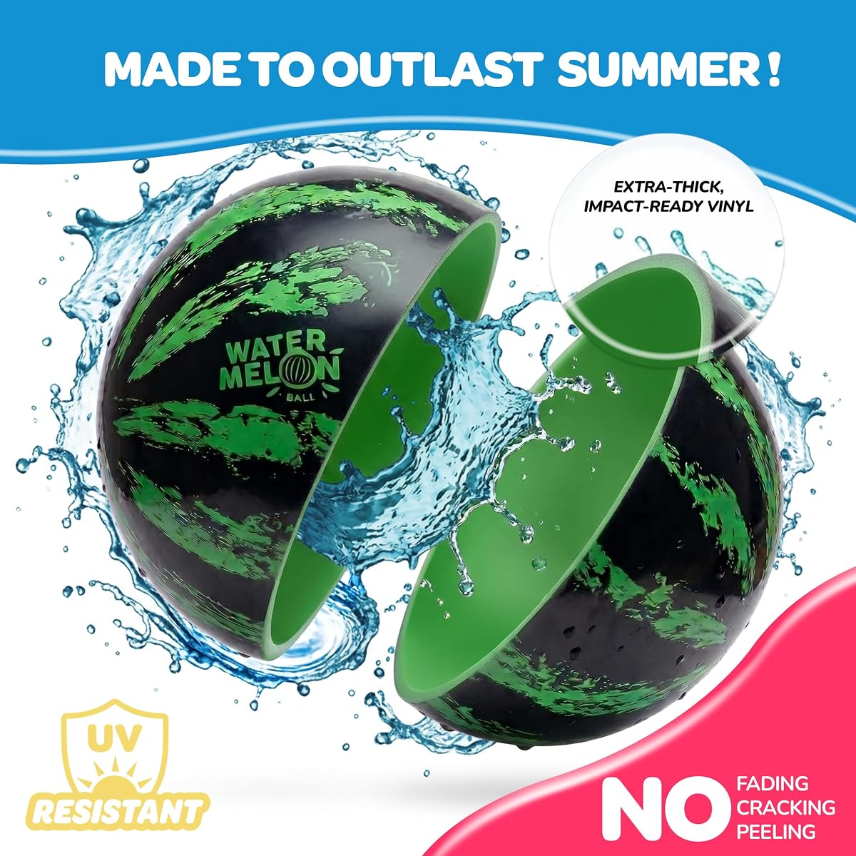 Watermelon Ball Lit 9″ — view 8
